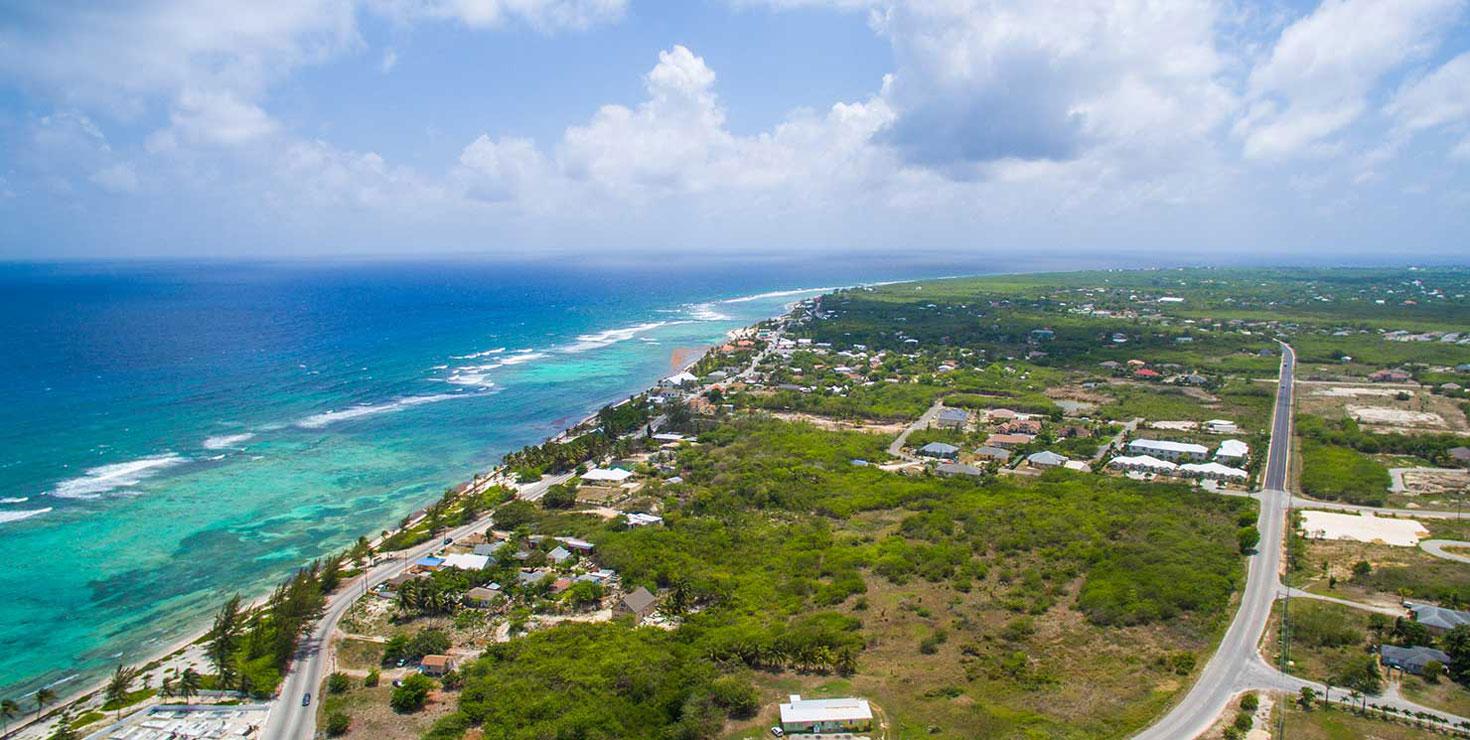 Pristine beach shore