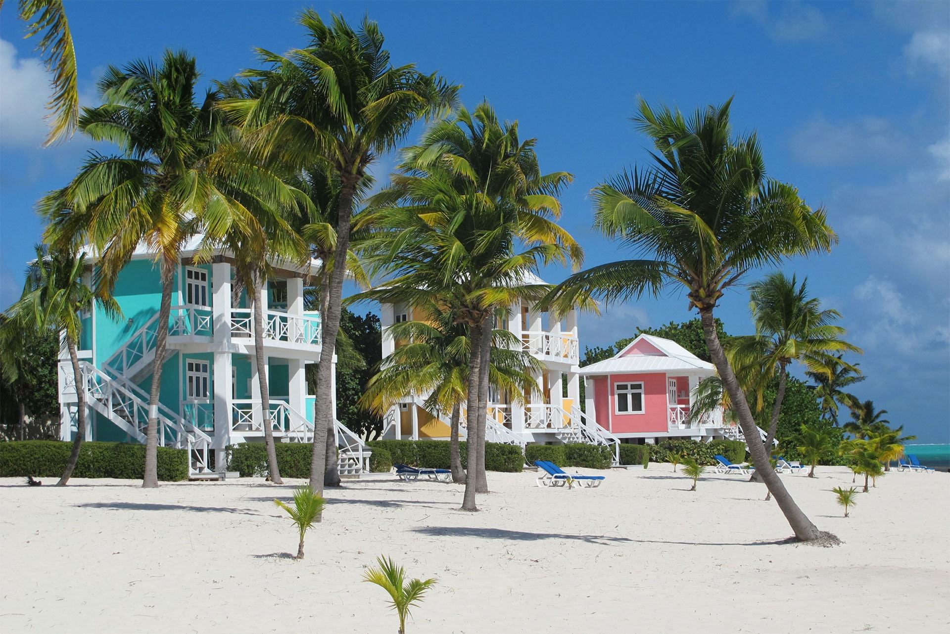 Pristine beach shore