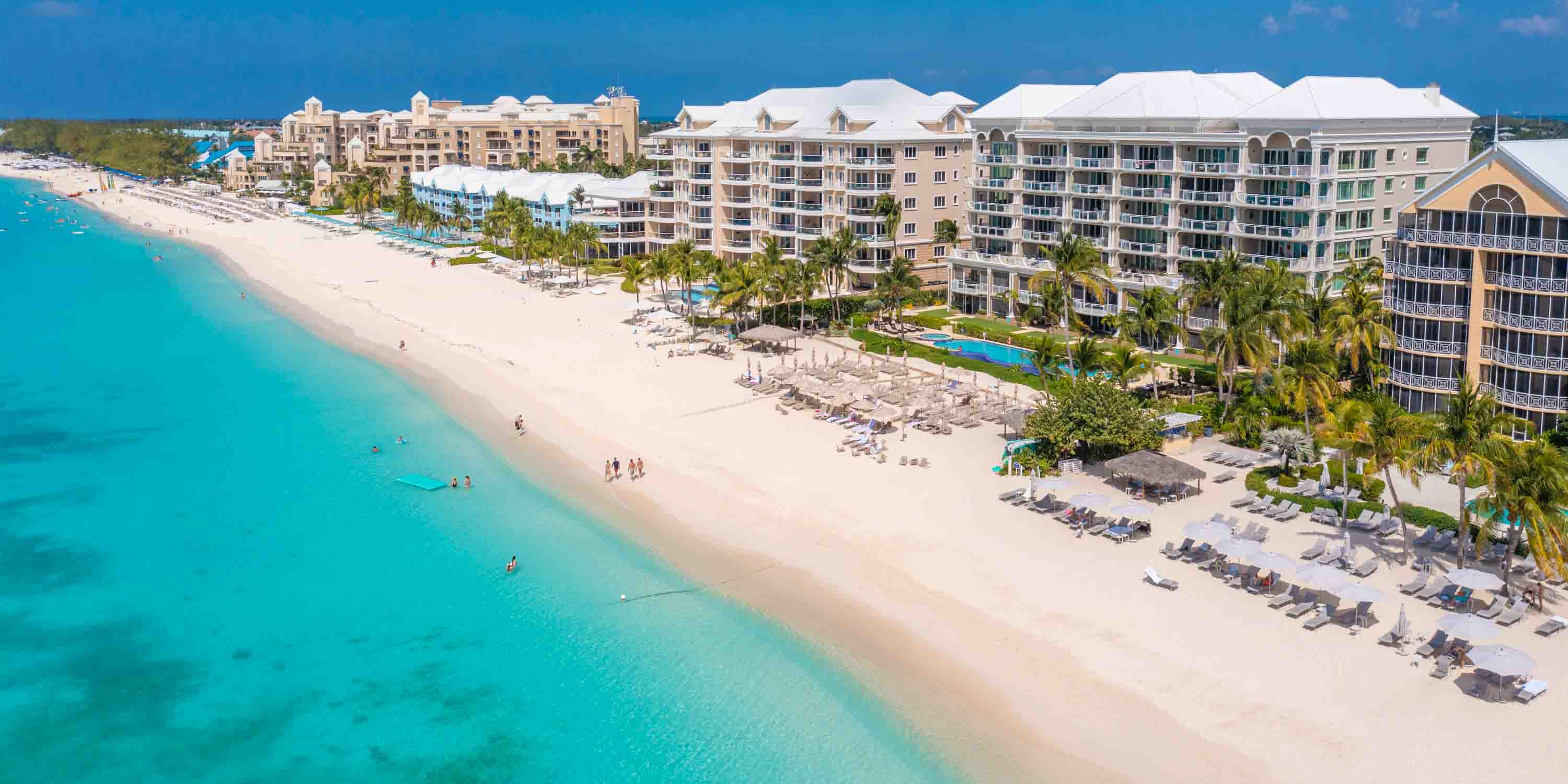 Pristine beach shore